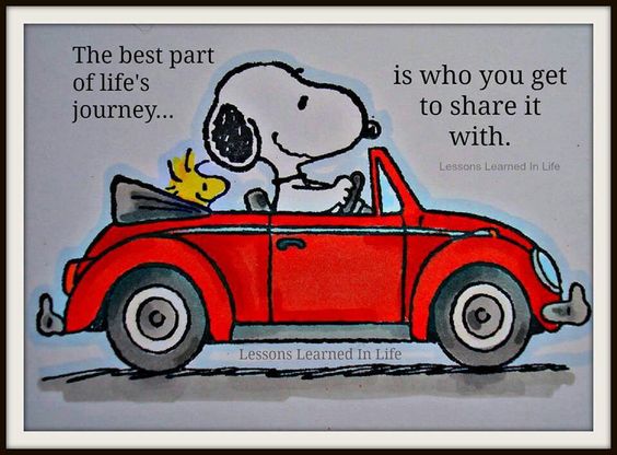 snoopy travel and love
