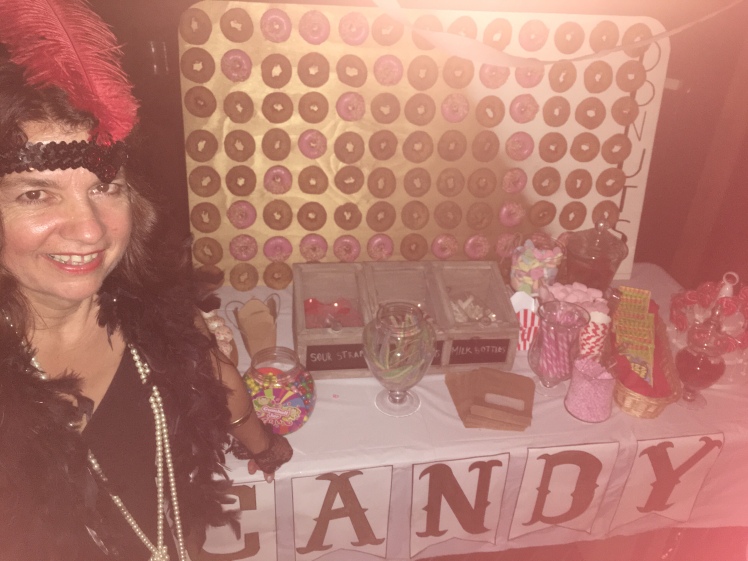 Me at the Candy Bar at a recent 1920s party