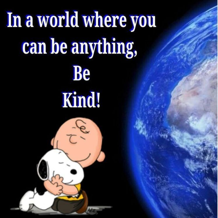 Snoopy Be Kind quote